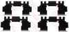 TRW PFK476 Accessory Kit, disc brake pads